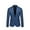 Dark Blue, variant on Men Fashion Solid Color High Quality Casual Single Breasted Suit