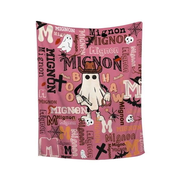 Lynbm Cozy Blanket Personalized Halloween Blanket | Custom Name Throw, Perfect Gift for Baby, Women, Girls & Boys, 1Pc Queen Size Blanket Deals