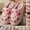 B, variant on Unisex Plush House Slippers Cozy Closed Toe Memory Foam Faux Fur Fleece Lined Non Slip Winter Indoor Bedroom Slippers