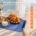 Electrical Cooking Mat Electric Warming Mat For Food Roll-up Silicone Heating Pad With 7 ...