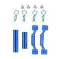 thumbnail image 1 of Soporte de columna para carcasa de coche RC, juego de montaje de carrocería de aluminio y metal RC, piezas para coche modelo RC ARRMA 1/10, vehículo RC azul, 1 of 14