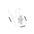 thumbnail image 3 of Decoraciones de Árbol de Navidad Lentayuelas Adherentes Glitter Ramos de Árbol Frutal de Oro Borla Largas Cuerdas de Flores Árbol de Navidad Decoraciones Colgantes de Ratán Decoraciones de Vacaciones, 3 of 6