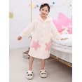 thumbnail image 3 of Kids Pajamas Soft Plush Bathrobe for Winter, 3 of 7