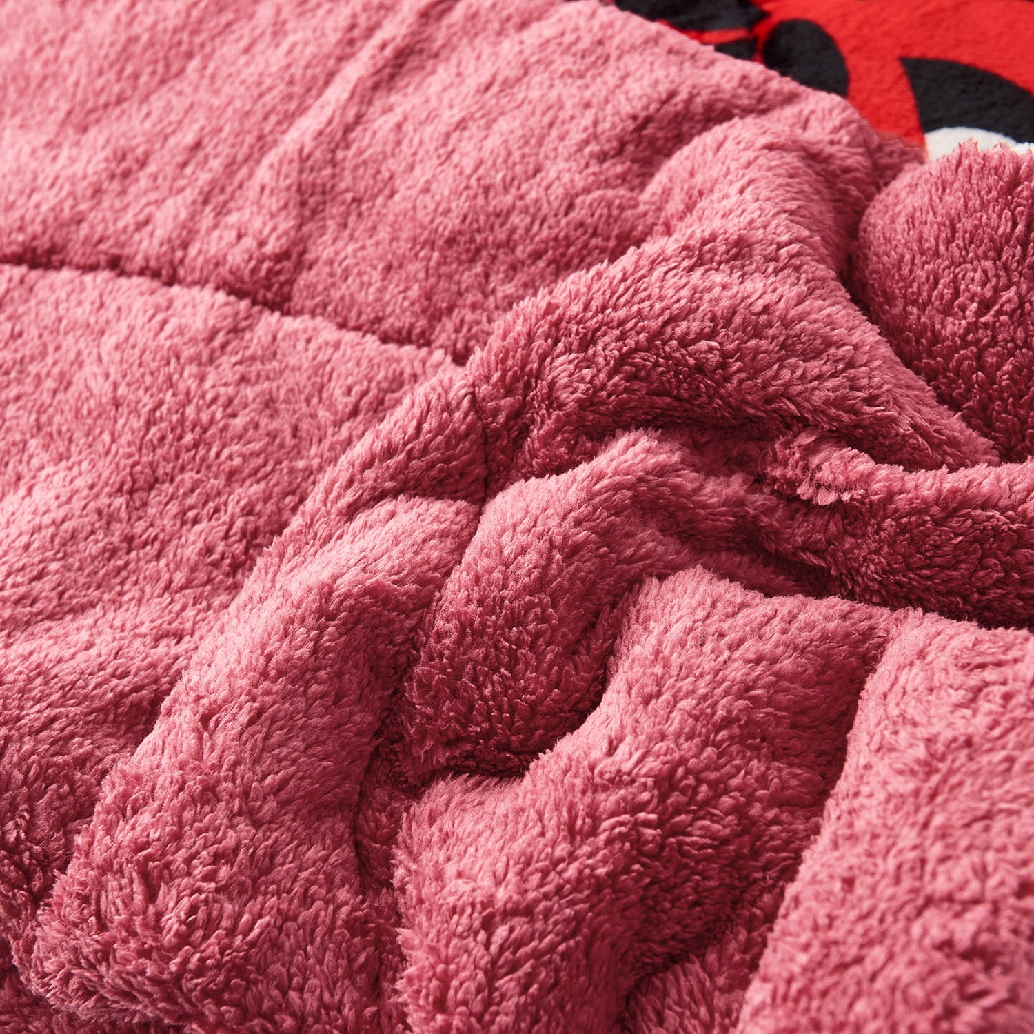 JML Sherpa Fleece Blanket 3-Piece,Soft Reversible Winter Warm Bed Blanket,King,79"x91"