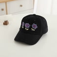thumbnail image 5 of Staki Boys Baseball Cap Girls Boys Cotton Baseball Caps Adjustable Sun Hats for Kids Black,3-8 Years, 5 of 7