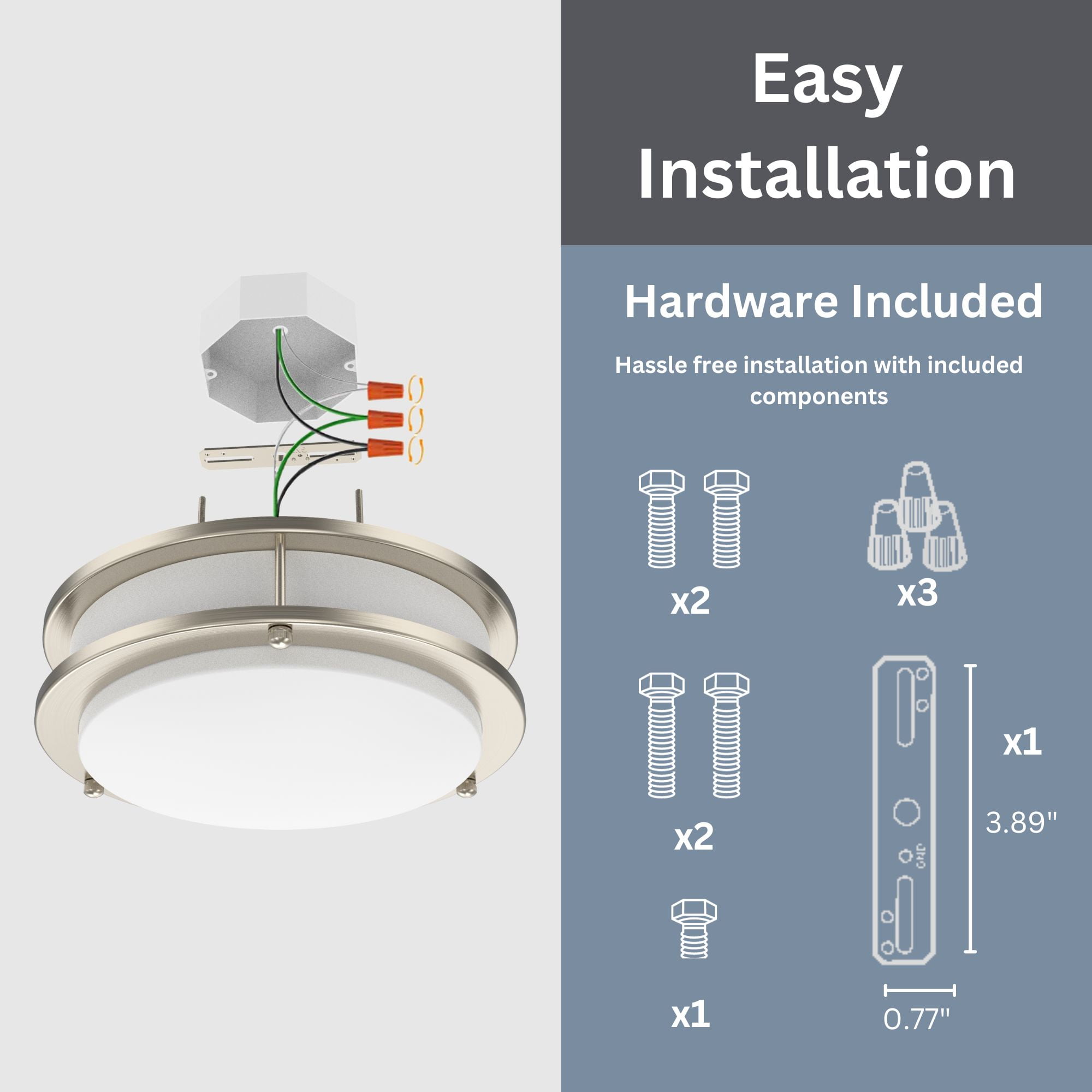 Installing Flush Mount Led Ceiling Lights Shelly Lighting
