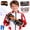 Black and Orange, variant on Awecheer 1:12 RC Car, 2.4GHz Remote Control Car with 2 Rechargeable Batteries, High-Speed Spray RC Stunt Racing Car with LED Lights and Music,Vehicle Gift for Kids Boys Girls 6+, Red