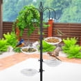 thumbnail image 4 of Happon 3Pcs Plastic Bird Feeders Bowls,Wild Birds Seed Feeder Waterer Round Birdbath Accessories Feeding Station Tray for Goldfinch,Oriole,Hummingbird, 4 of 6