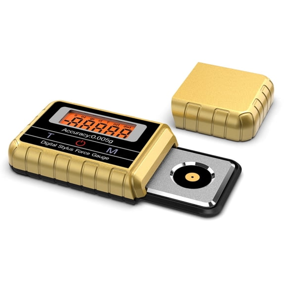 Digital Styluses Force Scale For Turntable Cartridges Record Players Portable ABS Metal Construction 0.005g Accuracy