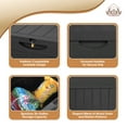 thumbnail image 4 of 33 Gallon Outdoor Storage Box, Small Deck Box Waterproof, Lockable Secure Package Bin Delivery Box for Outside Front Porch, Patio Cushions Storage Box, Delivery Driver Snack Box for Porch, Black, 4 of 8