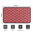 thumbnail image 5 of Red Christmas Deer and Snowflake Pattern Door Rugs,Washable Non Slip Door Mats Indoor,Decorative Door Mats,Entry Mat Indoor for Entrance,Bedroom,Kitchen,Bathroom,30"x17", 5 of 6
