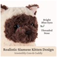 thumbnail image 3 of Peluche GUND Bootsie Siamese Kitten 23 cm crema/marrón, 3 of 8