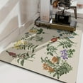 thumbnail image 2 of Dish Drying Mat for Kitchen Counter, 15.7"x23.6" Absorbent Mat with Green Plant Pattern, Dish Drainer Rack Mat for Countertop Coffee Maker, Dining Room Decoration, 2 of 5