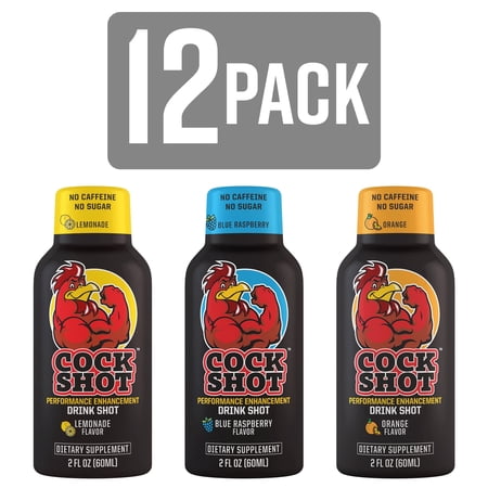 Cock Shot Nitric Oxide Booster Performance Enhancement 12-Pack 2 Oz.