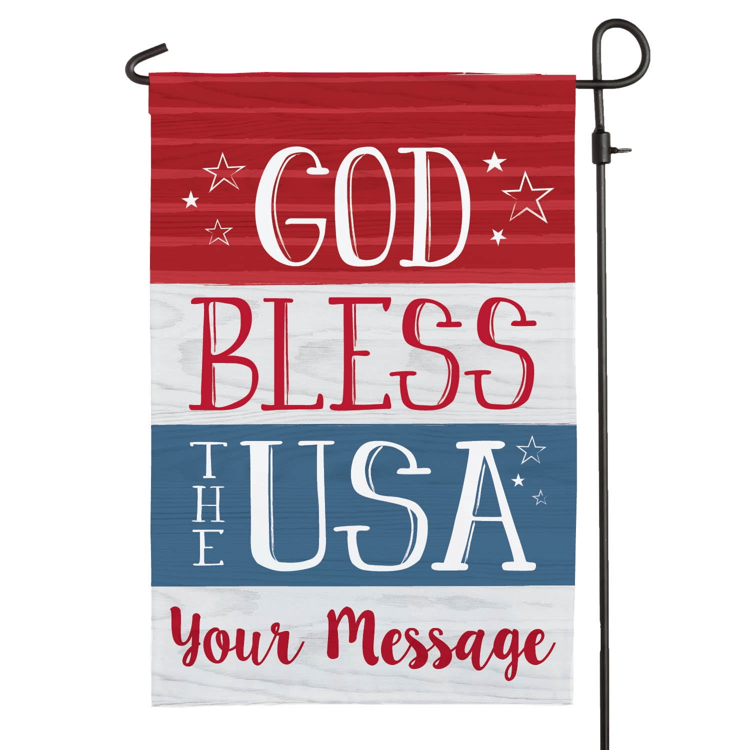God Bless the USA Garden Flag