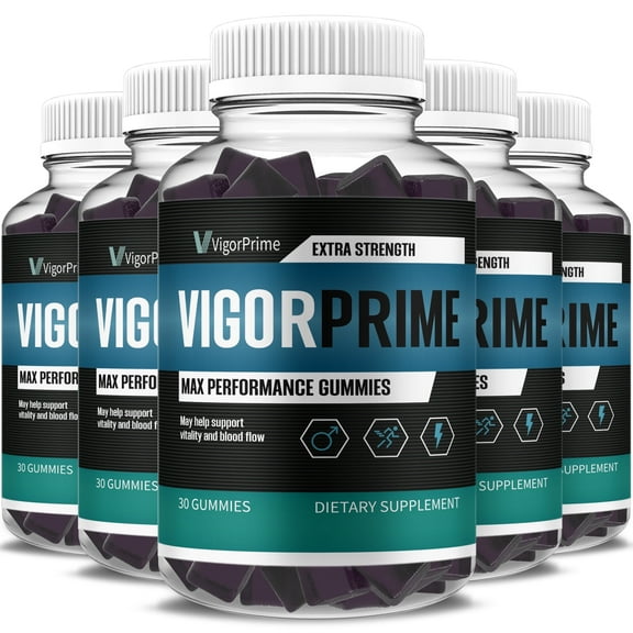 (5 Pack) Vigor Prime Gummies Prime Vigor XL Performance Supplement (5 Month Supply)