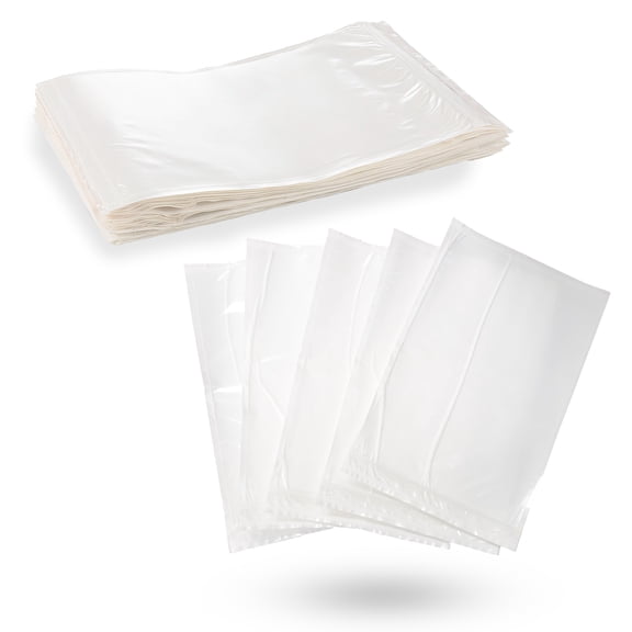 MT Products Blank Envelope Pouch 6.5” x 10” Shipping Label Sleeves - Pack of 1000