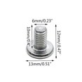 thumbnail image 2 of Biaungdo M6 x 10 mm de acero inoxidable cabeza plana hexagonal tornillos tornillos avellanados conector sujetador paquete de 30, 2 of 3