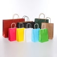 thumbnail image 1 of Bolsa de papel kraft engrosada, bolsa de papel kraft personalizada, bolsa de embalaje, bolsa de papel para llevar, bolsa kraft pequeña portátil, 1 of 3