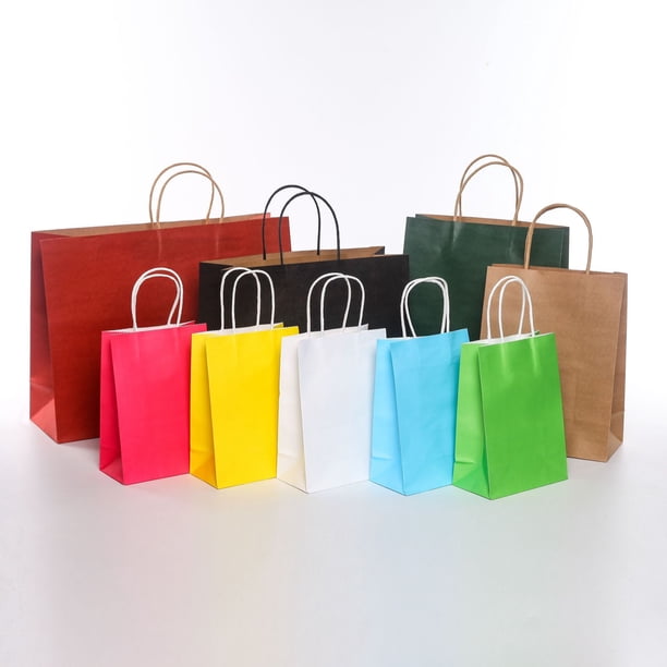 Bolsa de papel kraft engrosada, bolsa de papel kraft personalizada, bolsa de embalaje, bolsa de papel para llevar, bolsa kraft pequeña portátil