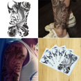 thumbnail image 1 of 5 Sheets Temporary Tattoo Black Koi Fish for Women Men, 1 of 6