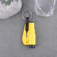 thumbnail image 4 of Martillo De Emergencia Martillo de seguridad, interruptor de ventana de escape de emergencia para coche con llavero (amarillo) Tmvgtek Para estrenar, 4 of 6