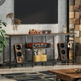 thumbnail image 4 of Behost TV Stand for TVs up to 55 Inch, Entertainment Center with Open Storage Shelves, TV Media Console Table with Soundbar Shelf for Living Room, Bedroom, Rustic Brown, 4 of 6