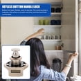 thumbnail image 4 of CIMAXIC 1 Set RV Button Lock Keyless RV Cupboard Drawer Cabinet Push Lock Latch Knob,1.97"X1.97"X1.57", 4 of 5