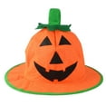 thumbnail image 2 of KANG Halloween Pumpkin Beret Hat Costume For Party Masquerade Performance Circular Non Woven Fabric Headwear, 2 of 6