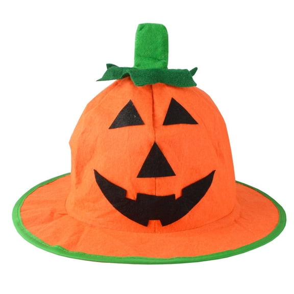 lnmuld Pumpkin Costume Hat Jack-O-Lantern Party Hat for Halloween Size:One Size