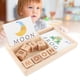 thumbnail image 4 of ABC Building Blocks, Letters Learning Wood Alphabet Blocks 30 Cards Smoothing Surfaces For Home Play ANGGREK No, 4 of 7
