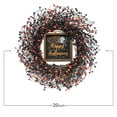 thumbnail image 5 of Halloween Wreath for Front Door, 18 Artificial Fall Berries Wreaths with Happy Halloween sign for Inside and Outside , Autumn Wreaths for Halloween and Fall decor, 5 of 5