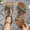 #0048-Green, variant on Xucatan Women's Roman Sandals, Flat Soft Sole Leather Shoes, Adjustable Ankle Strap Open Toe Footwear for Spring Summer Outdoor Gift