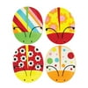 Whimsical Beetle Ladybug Garden Shaped Plates Set of 4 Boston Warehouse