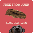 thumbnail image 3 of Redbarn Choppers Beef Lung Dog Treat, Single-Ingredient, 5-oz Bag, 3 of 11