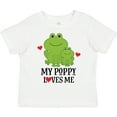 thumbnail image 3 of Inktastic My Poppy Loves Me Grandson Frog Gift Boys Toddler T-Shirt, 3 of 5