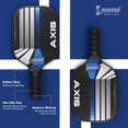 thumbnail image 3 of Axis Pickleball Set With 2 Glass Fiber Paddle Pickleball Racquet Set With 4 Balls & Cover | Premium Graphite Rackets - Honeycomb Polymer Core, Cushion Comfort Handle, 3 of 4