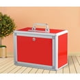 thumbnail image 3 of Buzón de sugerencias con cerradura para donaciones, votos y sugerencias: contenedor de recolección rojo para oficinas, organizaciones benéficas y comentarios, urna electoral portátil, 3 of 5