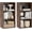 Brown, variant on LOKO 3-Tier Cube Bookcase, Modern Open Bookshelf with Adjustable Shelves, Floor Standing Cubby Display Cabinet, Wooden Modular Storage Organizer for Living Room, Study, Home Office(1, Brown)