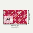 thumbnail image 4 of Shoreew 1 Rolls Double-Sided Christmas Gift Wrap Paper Large Wrapping Paper with Tree Snowflake Reindeer Patterns Holiday Gift Packaging Supplies, 4 of 6