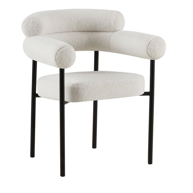 Silla de Comedor Kessa Muebles Febris 1 Gris 55 x 74 x 57 cm