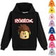 thumbnail image 2 of ROBLOX-Sudadera con capucha para niños y niñas, suéter grande para primavera y otoño, venta de ropa para niños, Tops, 2 of 4