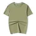 thumbnail image 2 of Dovford Men's Cotton T-Shirts Soft Plain Short Sleeve Crewneck Tee Work Casual Basic Tshirt Tops, Breathable, 2 of 7