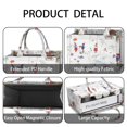thumbnail image 4 of Large Capacity Tote Bag,White Christmas Gnome Pattern Handbag Fashion Luxury Tote Bag,15.7"x13"x 5.1" Inches,Laptop Compatible, 4 of 6
