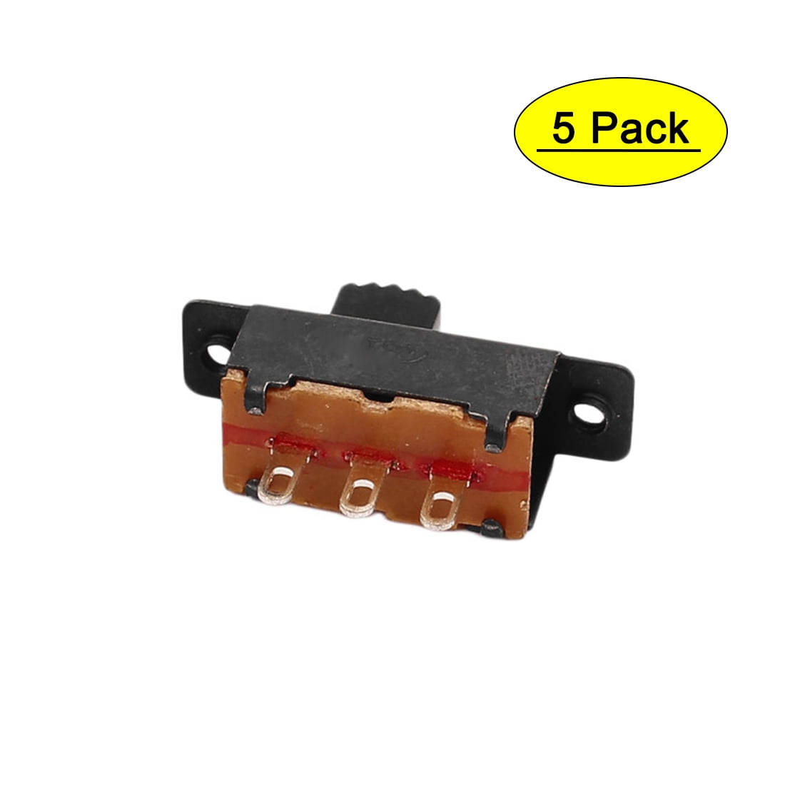 5pcs 2 Position 3P SPDT Micro Miniature PCB Slide Switch Latching