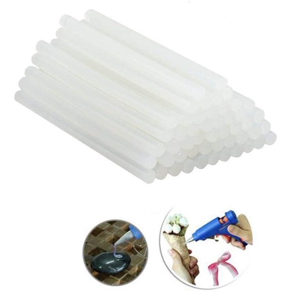 Hot Glue Sticks Hot Glue Sticks 7x200mm, Diy Replacement Sticks Glue Sticks For Hot Glue Gun (Semi-Transparent 7x200 Mm, 20pcs)