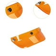 thumbnail image 6 of funtasica Helmet Peak Visor, Universal Snap Motorbike Helmet Accessories Replace Part for 3/4 Helmets Transparent Orange, 6 of 8