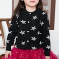 thumbnail image 2 of Mode Enfant 2-12 Ans Pentagramme Bouton Col Rond Chandail Cardigan Manches Longues à Capuche Veste Décontractée/veste, 2 of 8