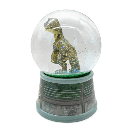 Jurassic Park Raptor Fence 100mm Light Up Snow Globe