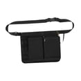 thumbnail image 3 of Delantal de cintura de trabajo, bolsa de herramientas de cintura, organizador profesional de bolsa de almacenamiento de herramientas para peluqueros,, 3 of 8